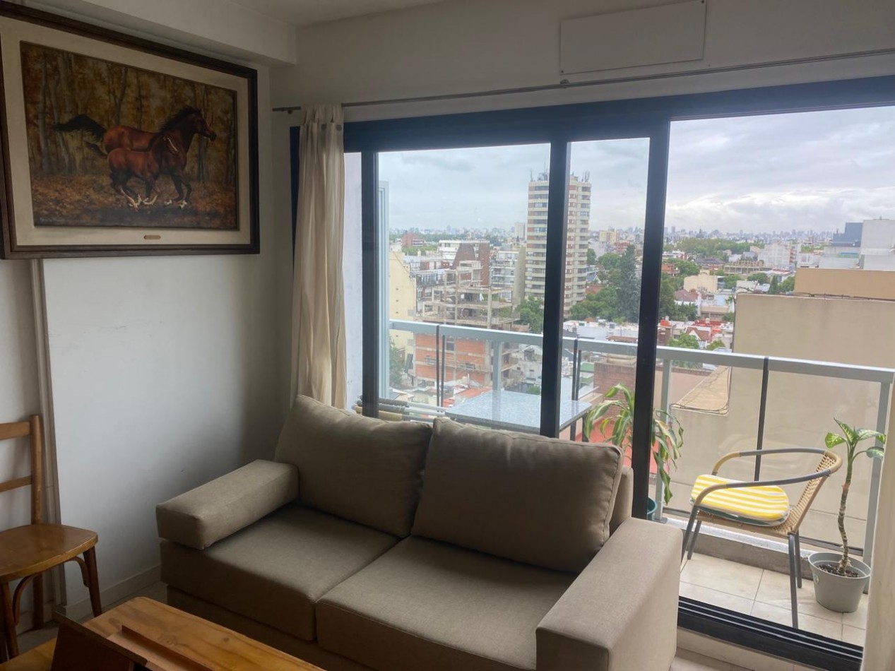 Torre Devoto | Monoambiente Premium | Piso Alto con Vista Panoramica | Super Luminoso | Amenities y Seguridad