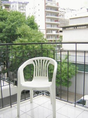 Alquiler departamento en Recoleta - 1 Ambiente Amoblado y Equipado - Excelente Ubicacion - Disponible Abril