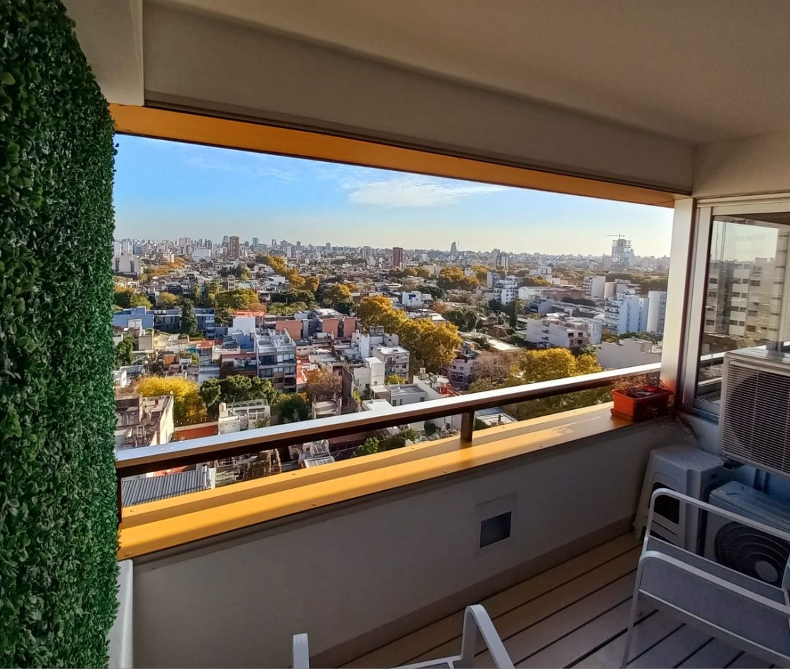 Moderno 2 ambientes con vista abierta - PALERMO HOLLIWOOD Luminoso! Seguridad 24hs!