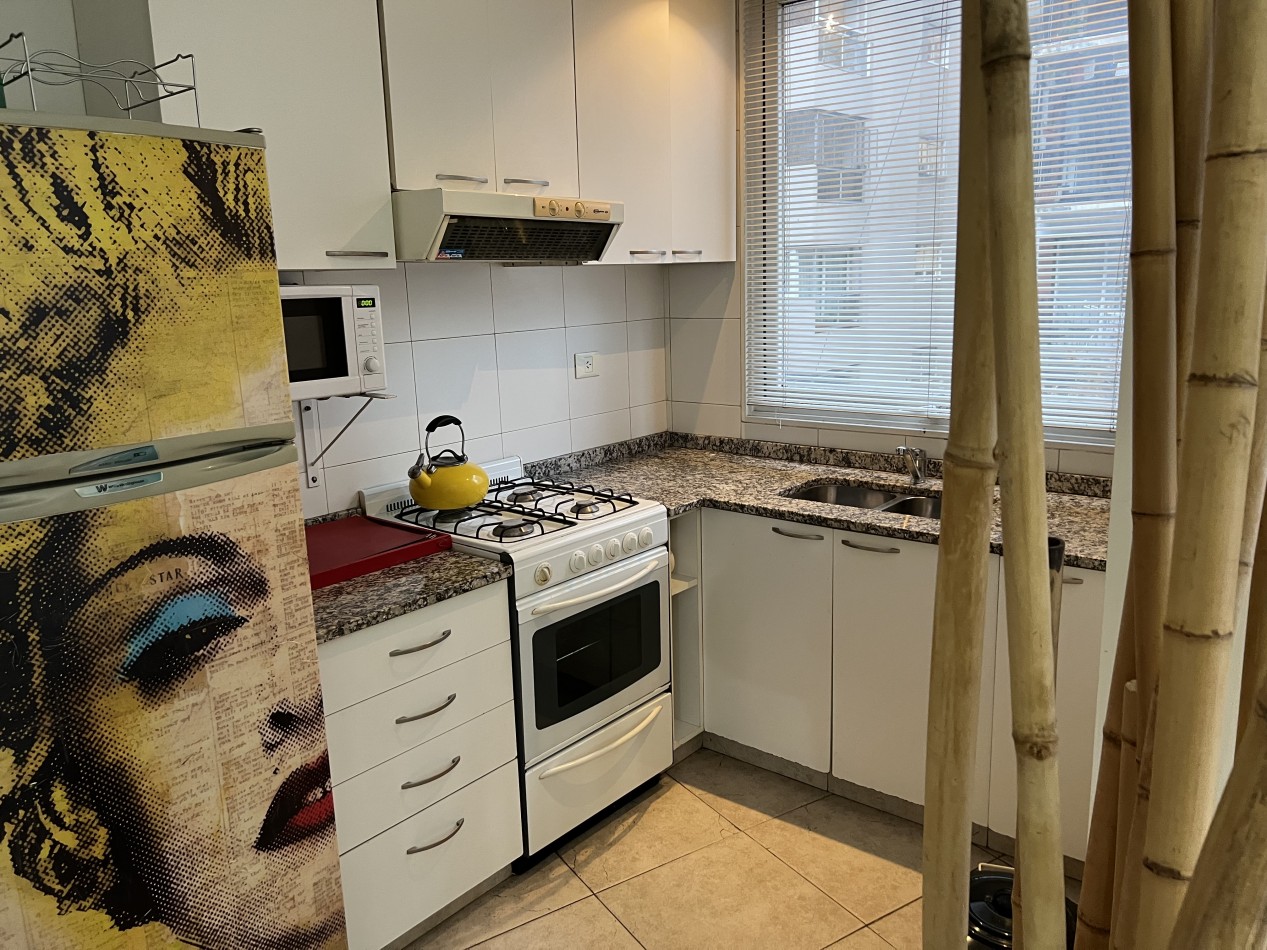 Departamento 2 Ambientes en Las Cañitas | Amoblado | Alquiler | Luminoso y Equipado