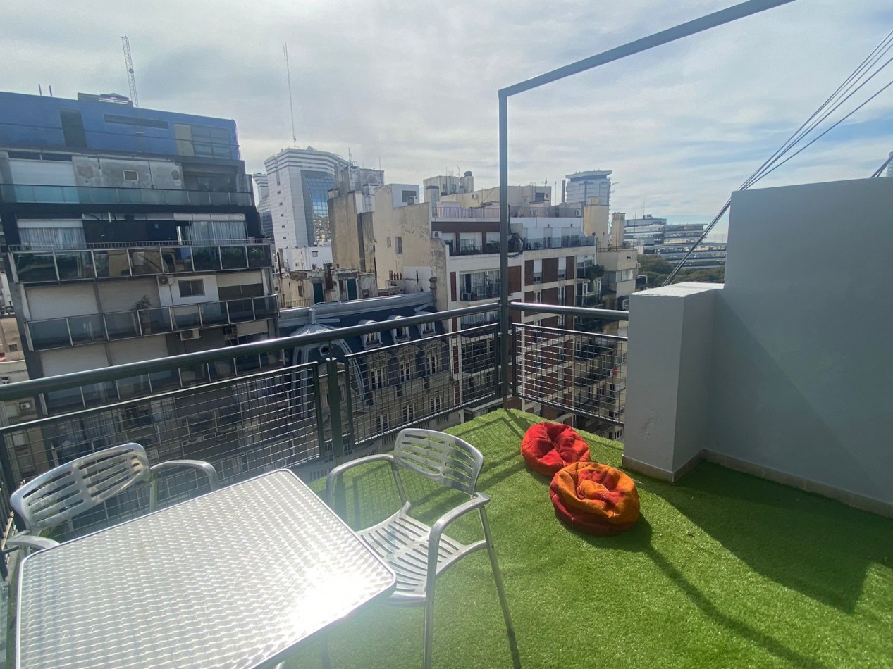 Alquiler Monoambiente Amueblado 45 m² con Balcon - Retiro, Vista Plaza San Martin