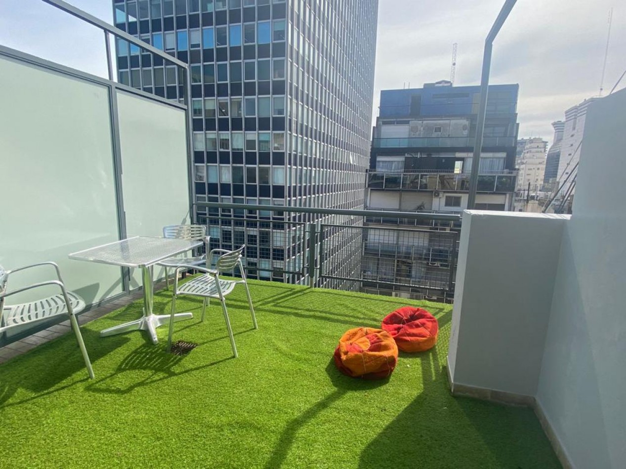 Alquiler Monoambiente Amueblado 45 m² con Balcon - Retiro, Vista Plaza San Martin