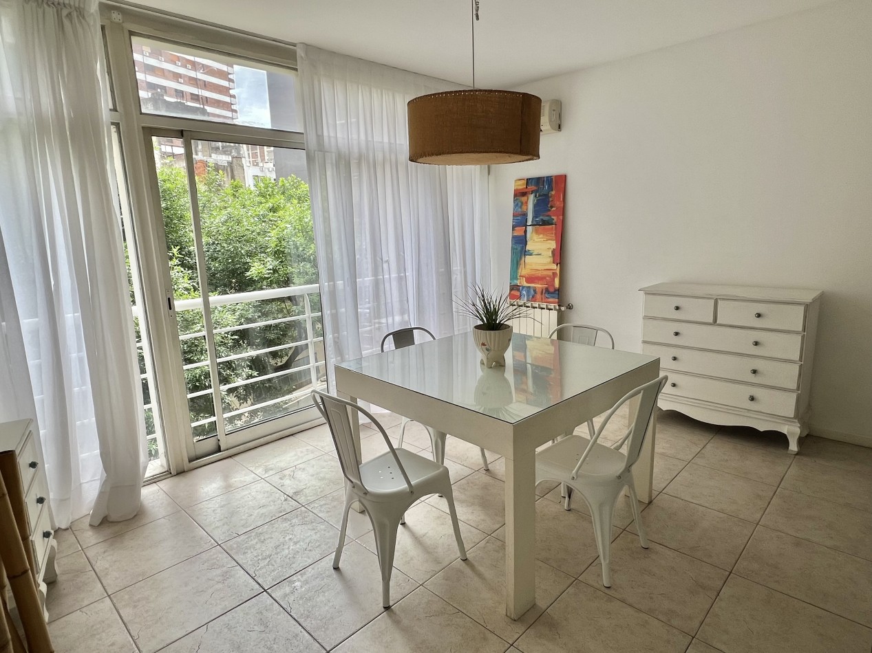 Departamento 2 Ambientes en Las Cañitas | Amoblado | Alquiler | Luminoso y Equipado