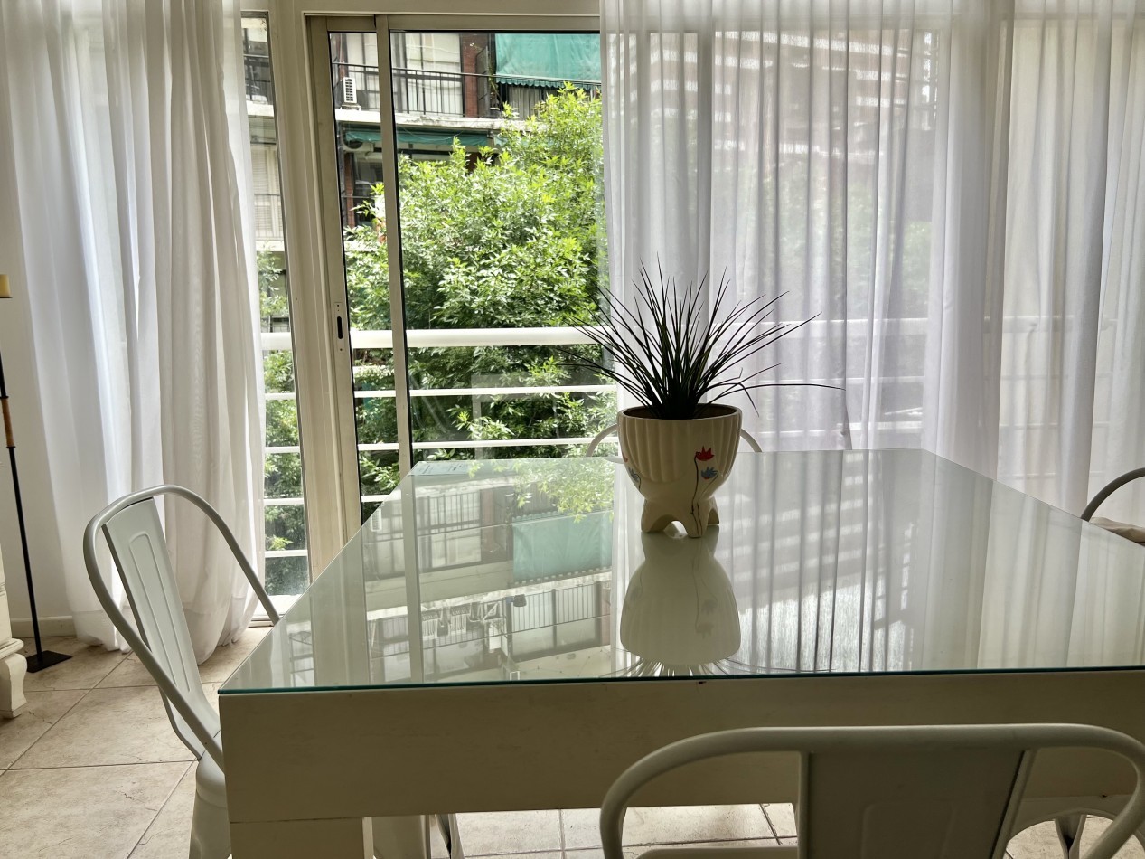 Departamento 2 Ambientes en Las Cañitas | Amoblado | Alquiler | Luminoso y Equipado