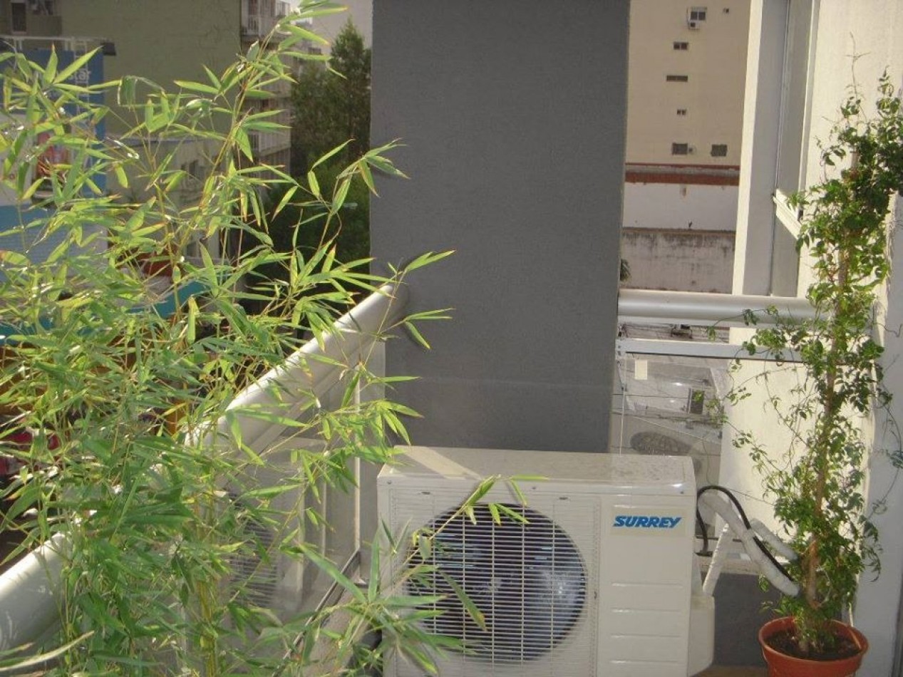 Dos ambientes en edif.moderno de Villa Crespo / Av. Corriente- amueblado! Piscina, Parrilla.