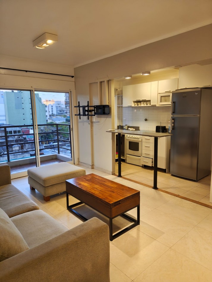 Departamento 2 Ambientes Amoblado Nuñez - Balcon - Luminoso