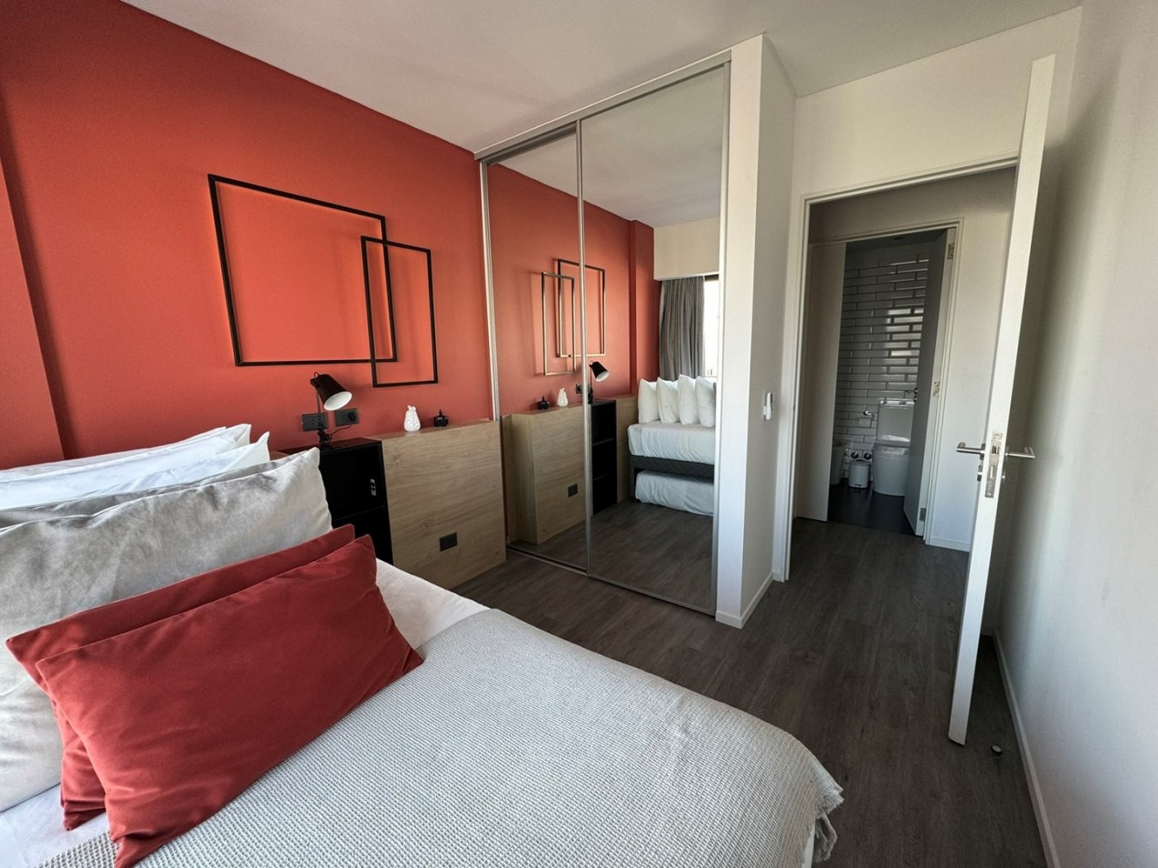 Alquiler temporario 2 ambientes premium en Palermo/Colegiales · 75 m² · balcon · cochera · amoblado