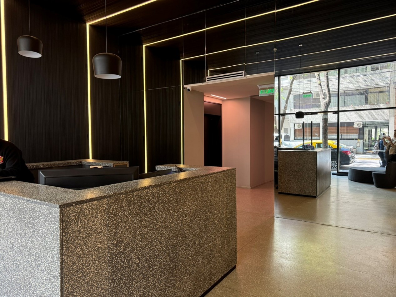 Alquiler temporario 2 ambientes premium en Palermo/Colegiales · 75 m² · balcon · cochera · amoblado