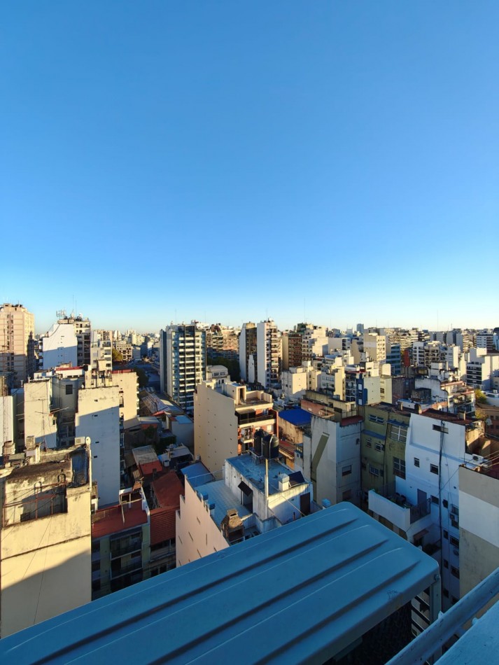 Monoambiente en Alquiler en Almagro con Vista Panoramica | Super Luminoso y Excelente Ubicacion