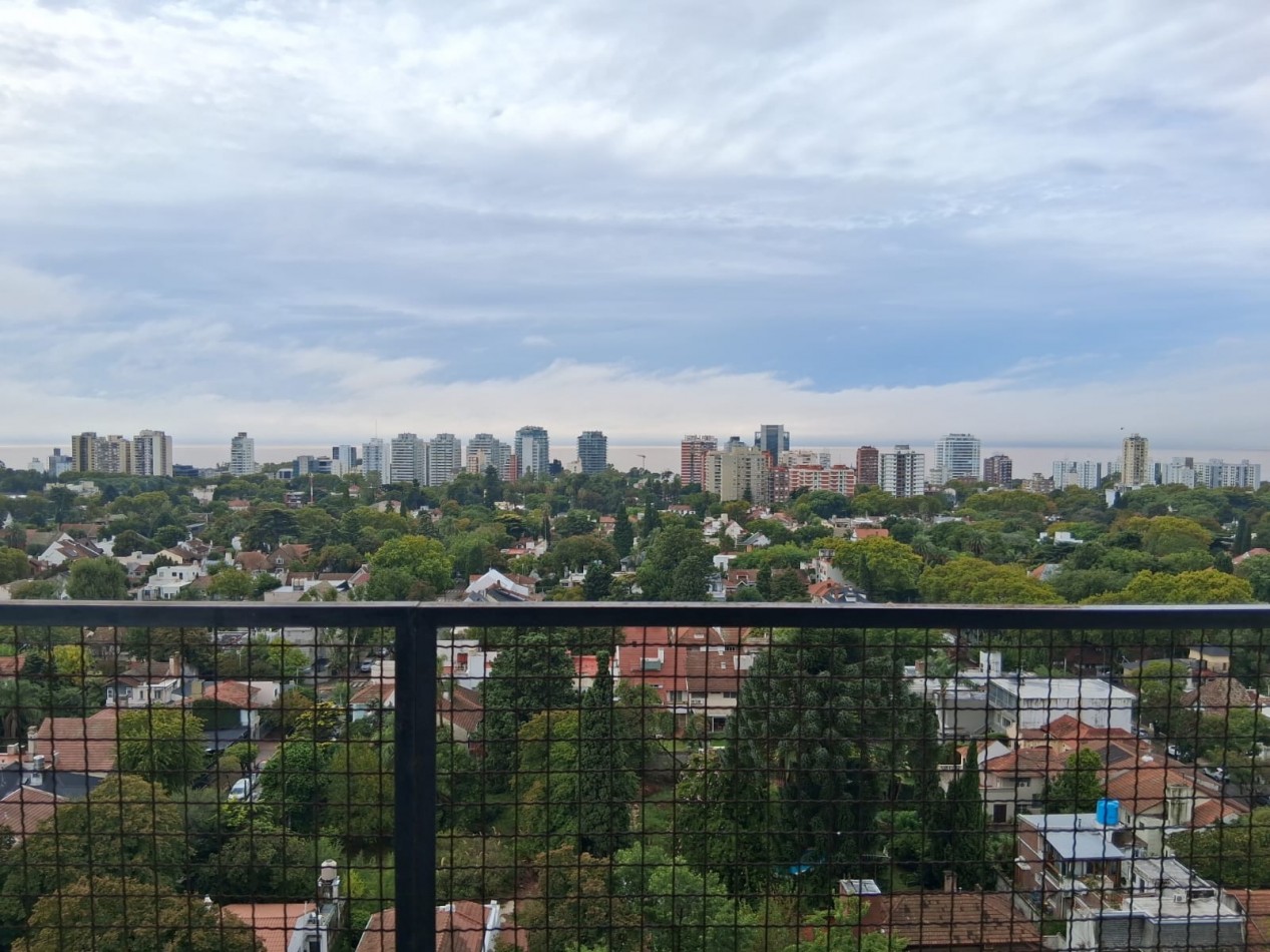 Vista al rio · 2 amb. piso 14 · Vicente Lopez · balcon