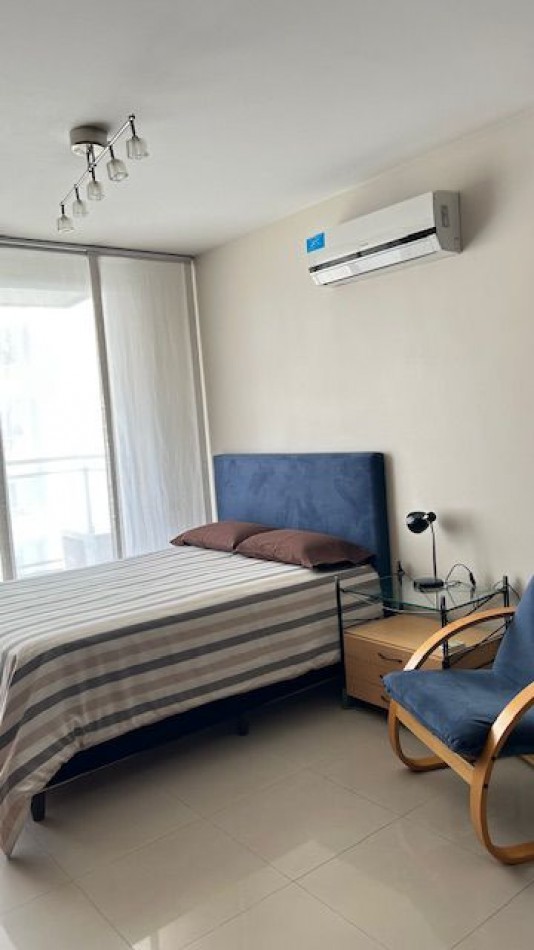 Monoambiente en alquiler amoblado con balcon vista panoramica amenities y excelente ubicacion