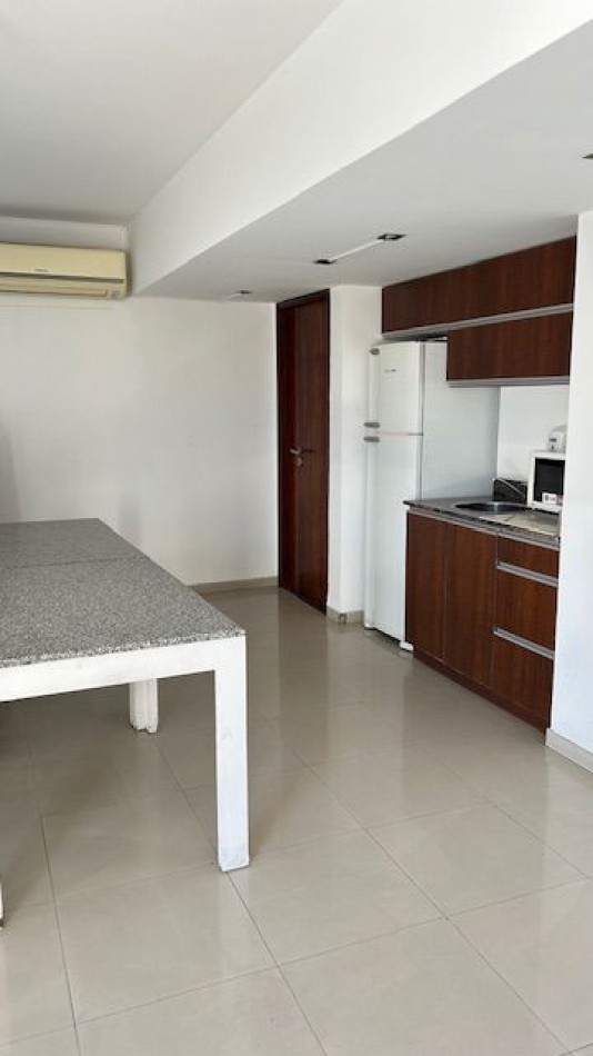 Monoambiente en alquiler amoblado con balcon vista panoramica amenities y excelente ubicacion