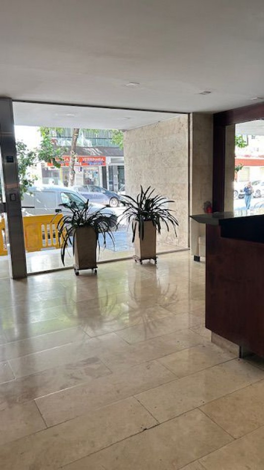 Monoambiente en alquiler amoblado con balcon vista panoramica amenities y excelente ubicacion