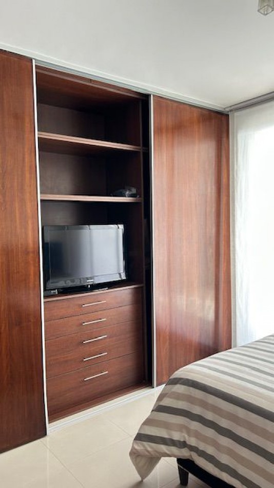 Monoambiente en alquiler amoblado con balcon vista panoramica amenities y excelente ubicacion