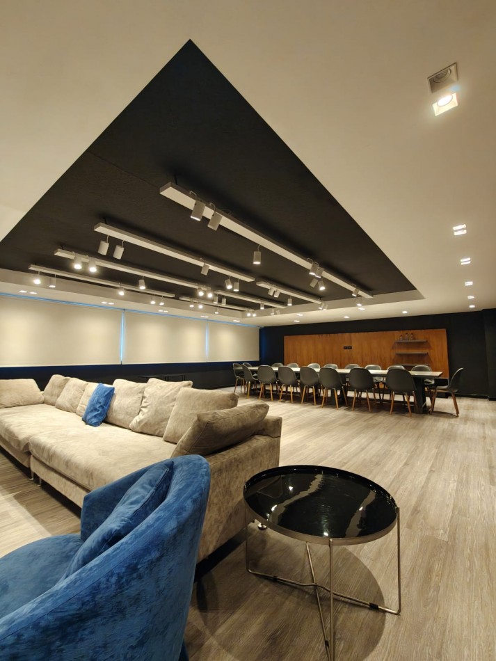 Monoambiente en alquiler Torre Bellini Retiro amoblado con balcon vista abierta y amenities