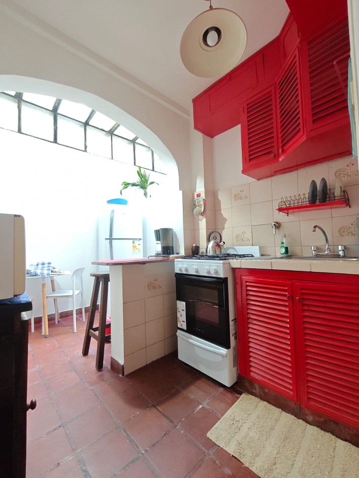 Alquiler Departamento 2 Ambientes en Recoleta Amoblado Balcon Excelente Ubicacion