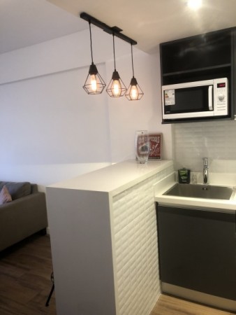 Departamento de dos ambientes en Barrio Norte, Montevideo y Parana - moderno y nuevo!