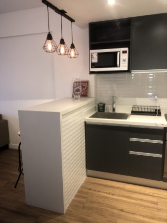 Departamento de dos ambientes en Barrio Norte, Montevideo y Parana - moderno y nuevo!