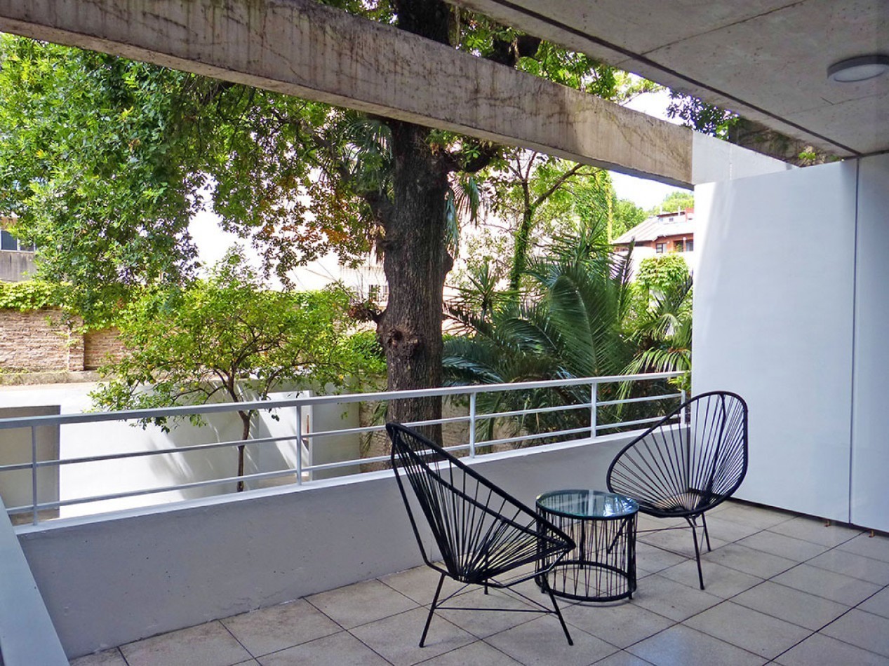 Amenabar - Precioso dos ambientes con amplio balcon terraza vista verde - Disponible 4 de Abril-