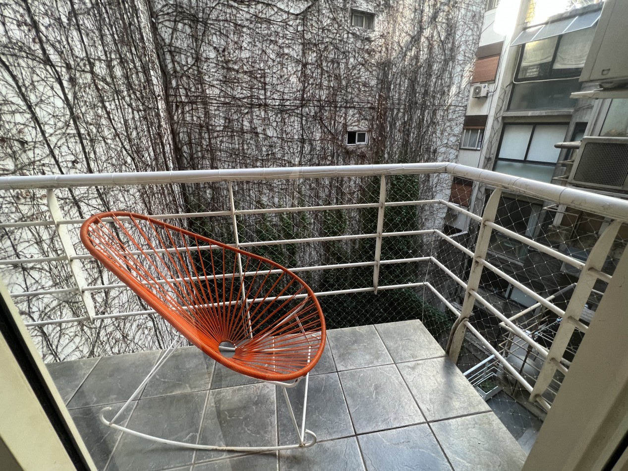 2 Ambientes Amoblado en Las Cañitas | Balcon | WiFi | Lavarropas | Migueletes al 700