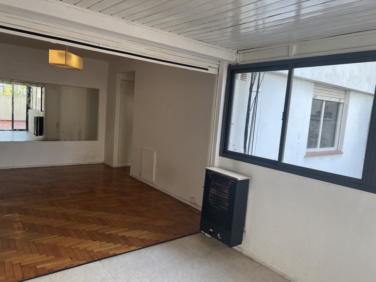 AGUERO 1600 - a pasos de Av. Santa Fe - amplia terraza privada. RECOLETA ---se esta pintando a nuevo!