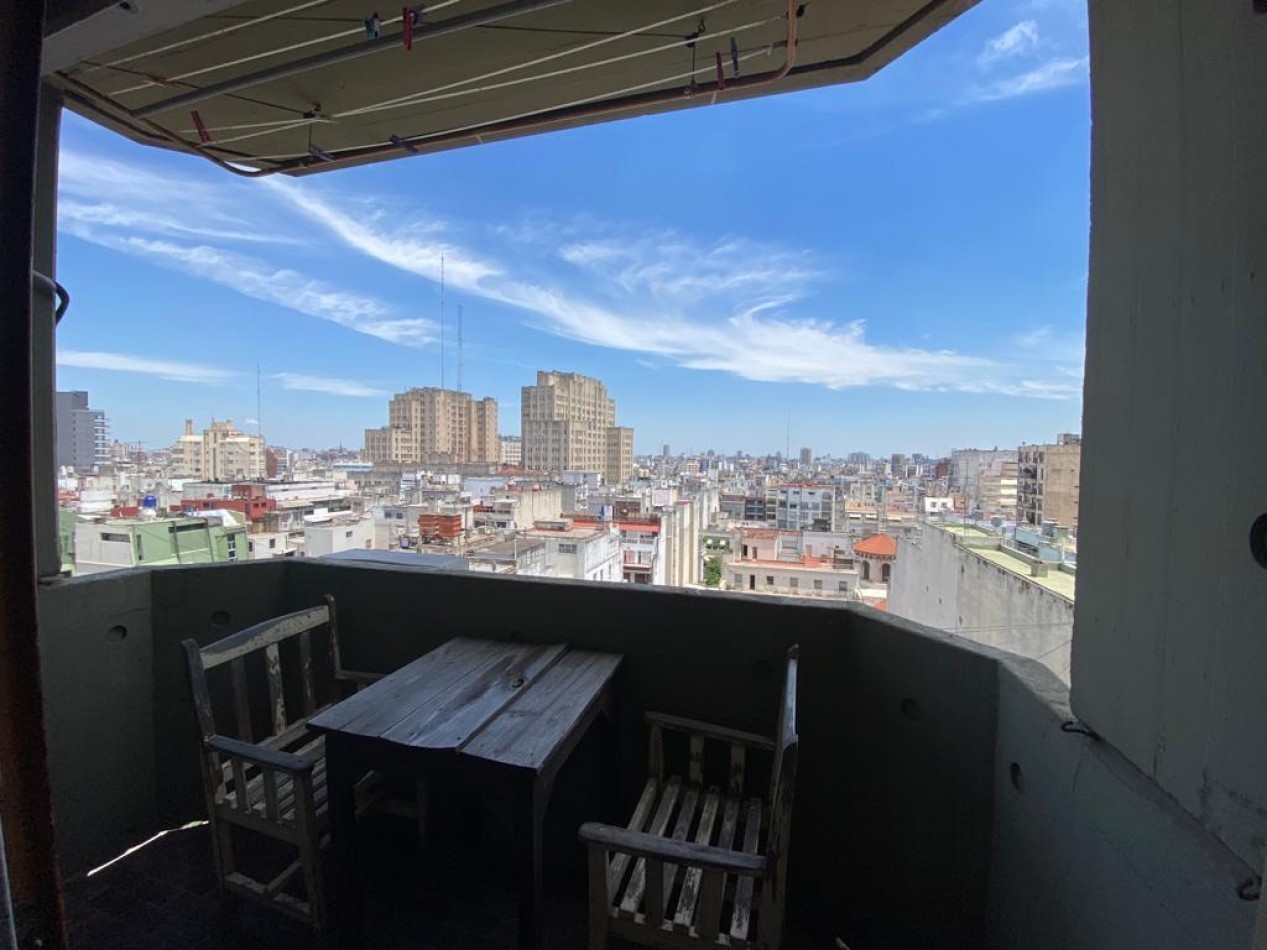 Departamento 2 Ambientes Amoblado en Alquiler en Recoleta con Balcon Seguridad 24 Horas y Vista Abierta