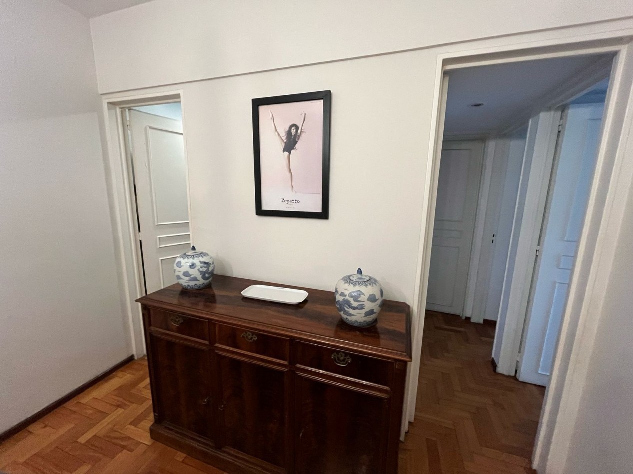 Departamento 3 Ambientes en Alquiler en Barrio Norte sobre Santa Fe Excelente Ubicacion Luminoso y Silencioso