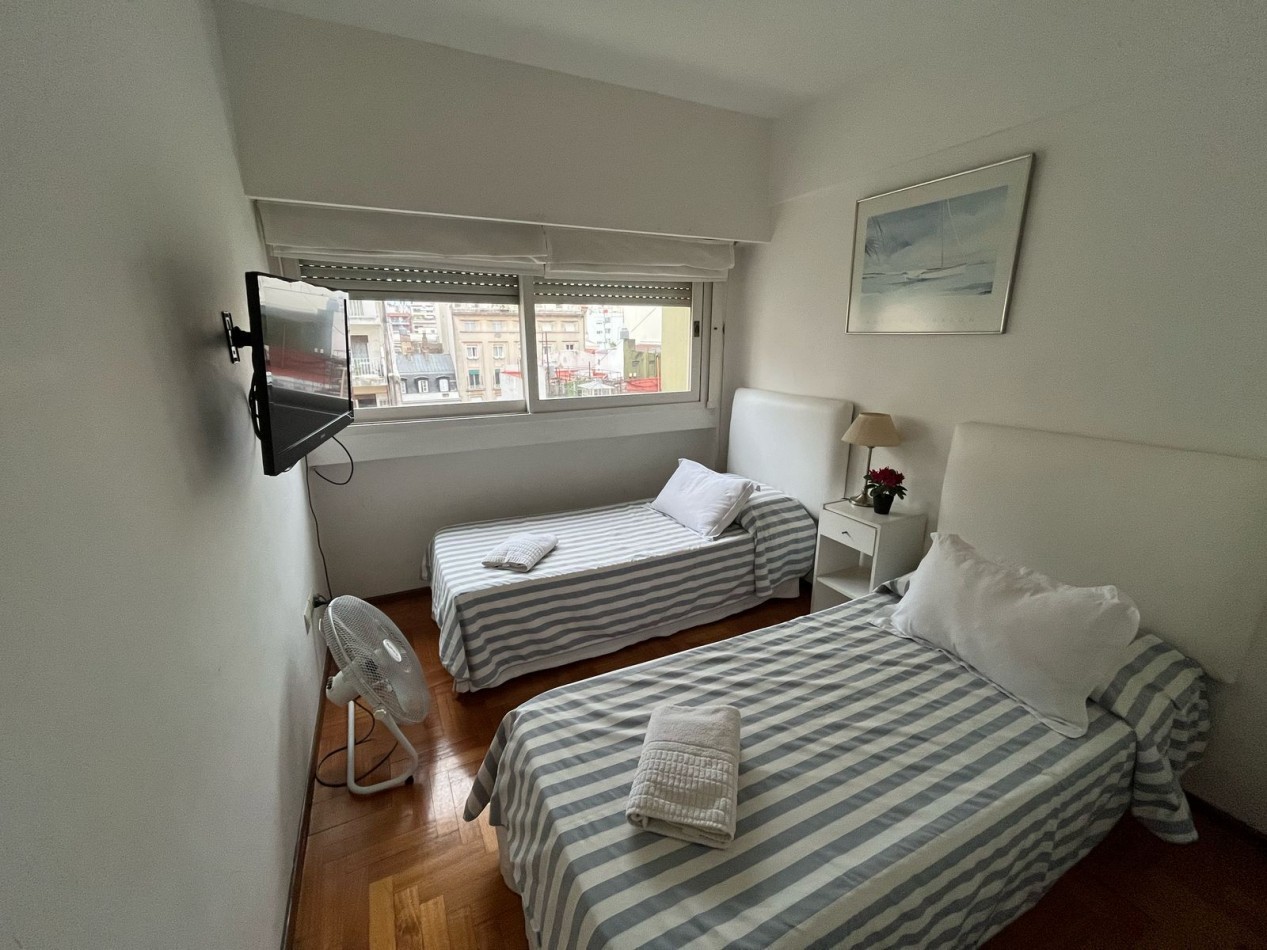 Departamento 3 Ambientes en Alquiler en Barrio Norte sobre Santa Fe Excelente Ubicacion Luminoso y Silencioso