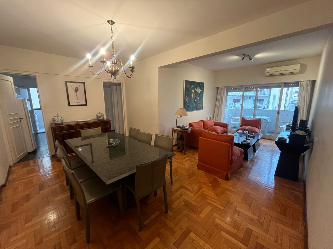Departamento 3 Ambientes en Alquiler en Barrio Norte sobre Santa Fe Excelente Ubicacion Luminoso y Silencioso