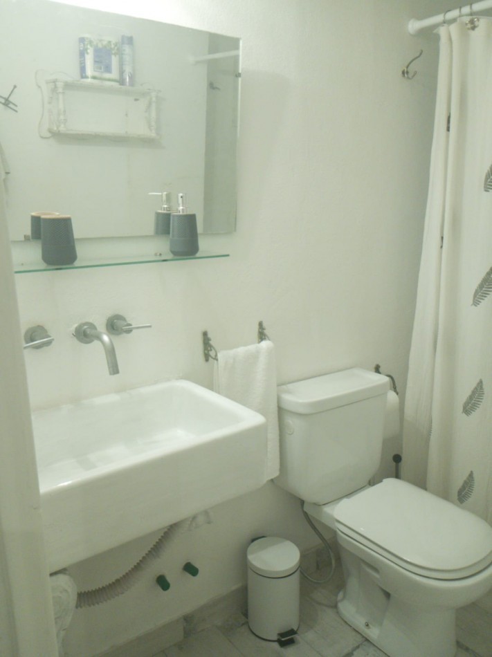 PB 2 Ambientes Amoblado en Alquiler con Patio de 22 m² Apto Mascotas Santa Fe y Riobamba