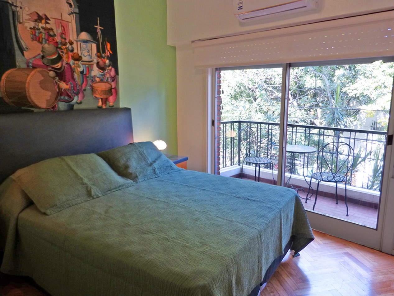2 Ambientes Amoblado en Alquiler Palermo Soho con Balcon Muy Luminoso y Listo para Mudarse