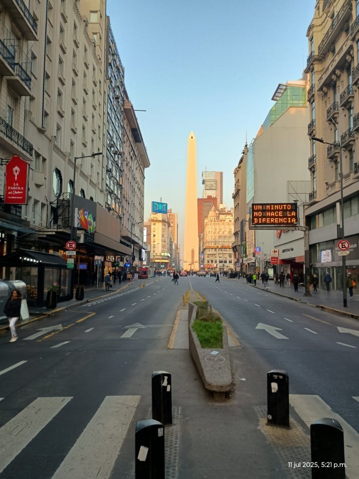 Monoambiente en Alquiler en Barrio Norte Muy Luminoso Moderno y Excelente Ubicacion