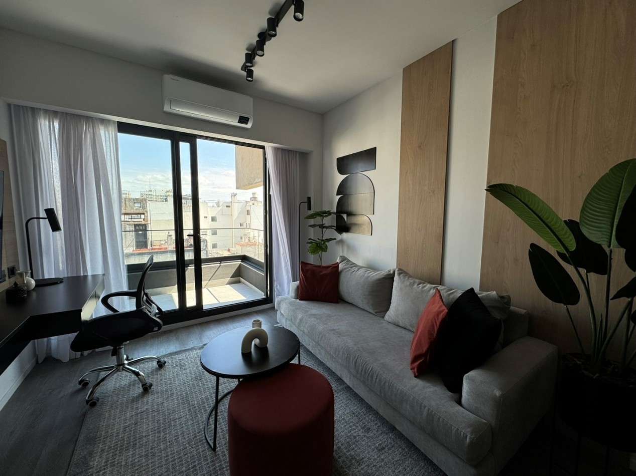 Alquiler 3 Ambientes Amoblado con Cochera en Palermo Colegiales 75 m²