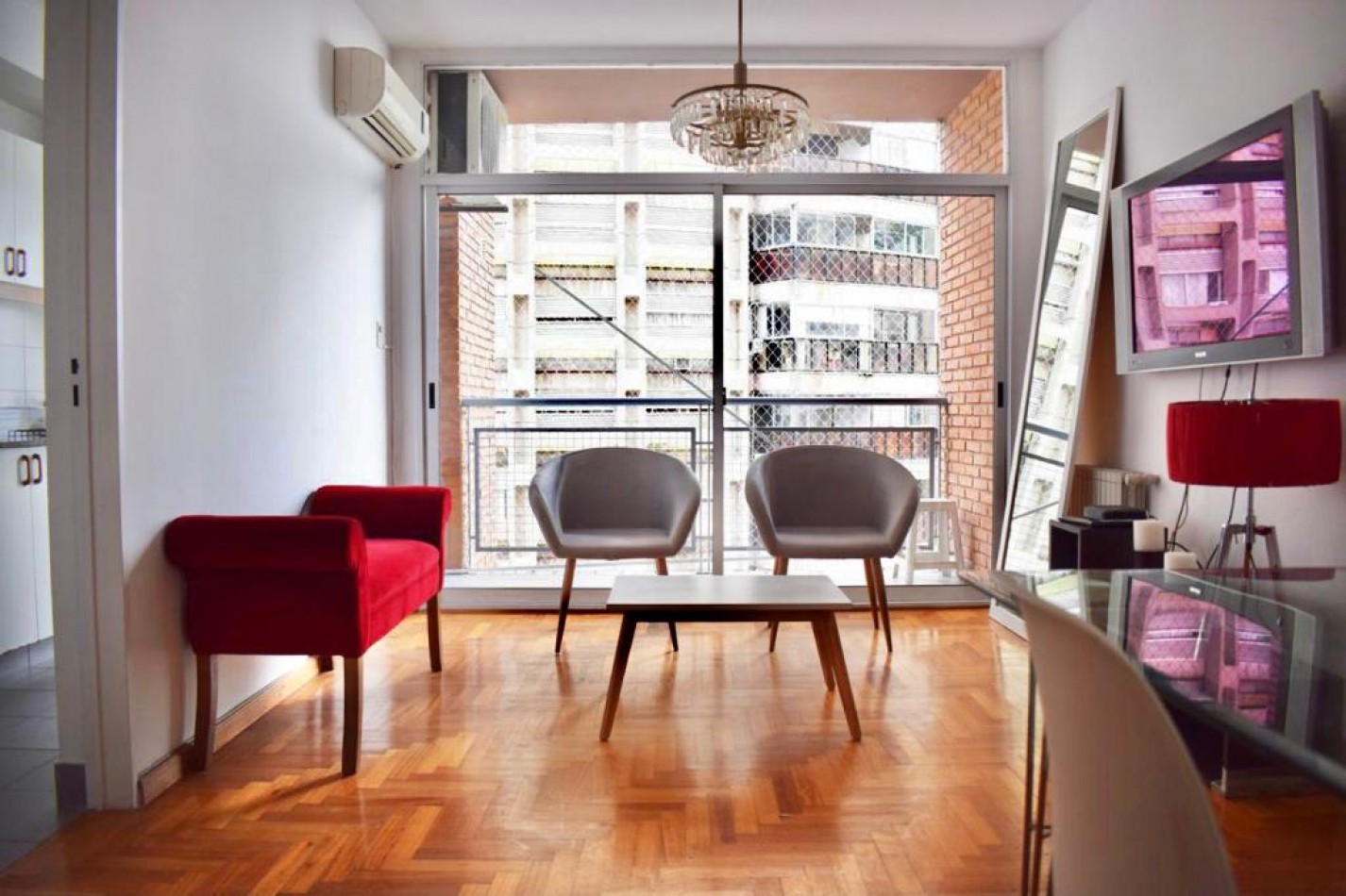 Alquiler 2 Ambientes en Palermo 60 m² Amoblado Edificio Nuevo con Amenities Expensas Incluidas Balcon