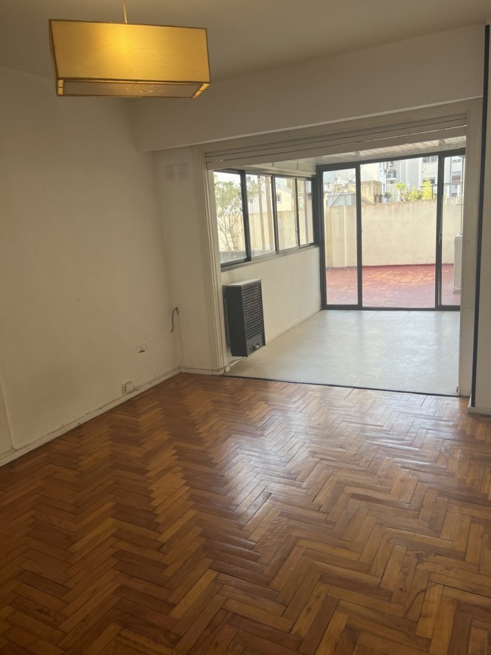 AGUERO 1600 - a pasos de Av. Santa Fe - amplia terraza privada. RECOLETA ---se esta pintando a nuevo!