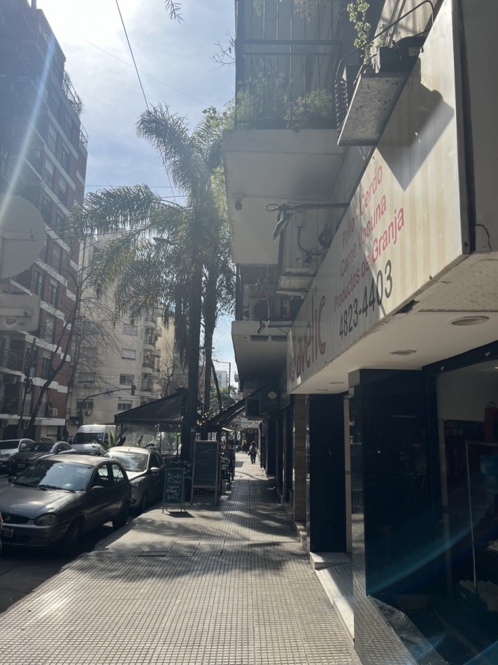AGUERO 1600 - a pasos de Av. Santa Fe - amplia terraza privada. RECOLETA ---se esta pintando a nuevo!
