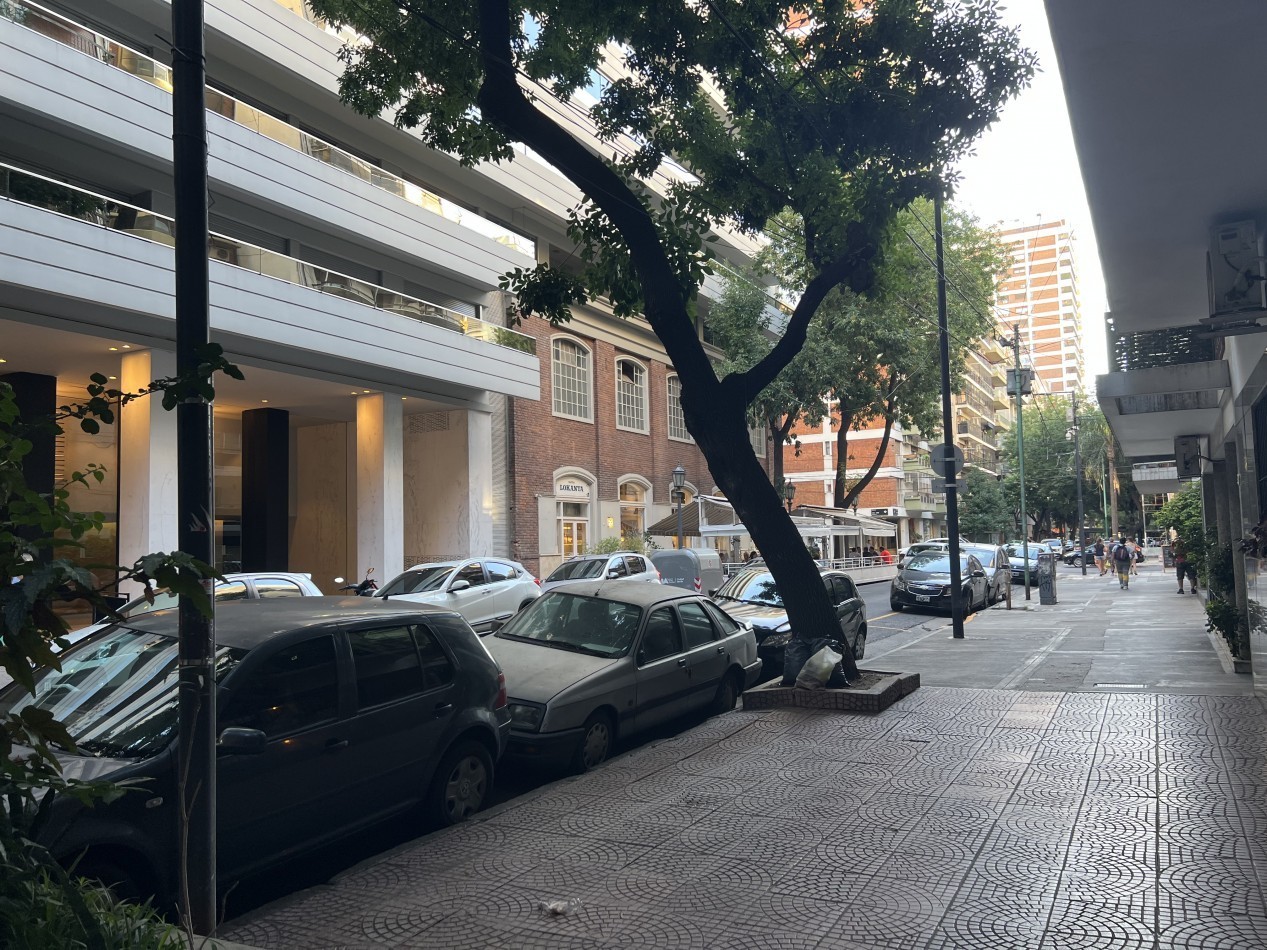 Las Cañitas | 3 amb. amoblado y equipado | Balcon | AC | Calefaccion central