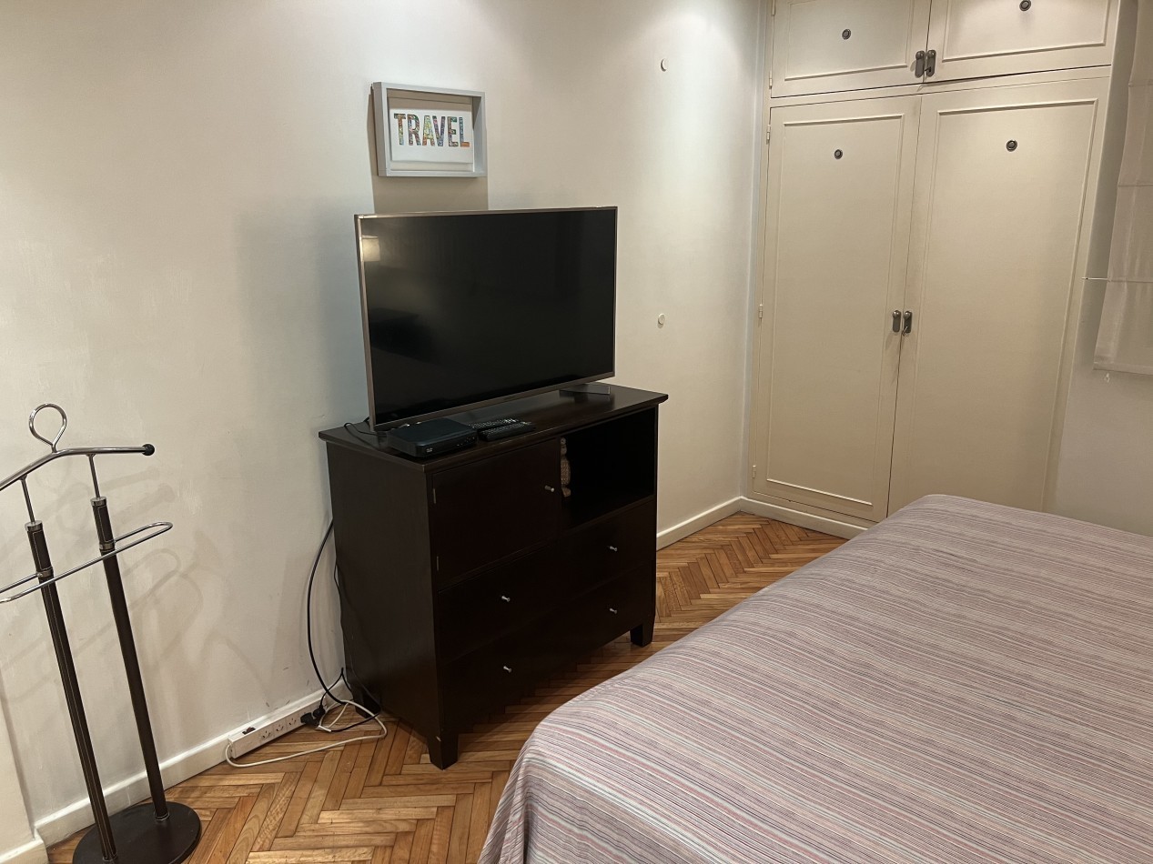 Las Cañitas | 3 amb. amoblado y equipado | Balcon | AC | Calefaccion central