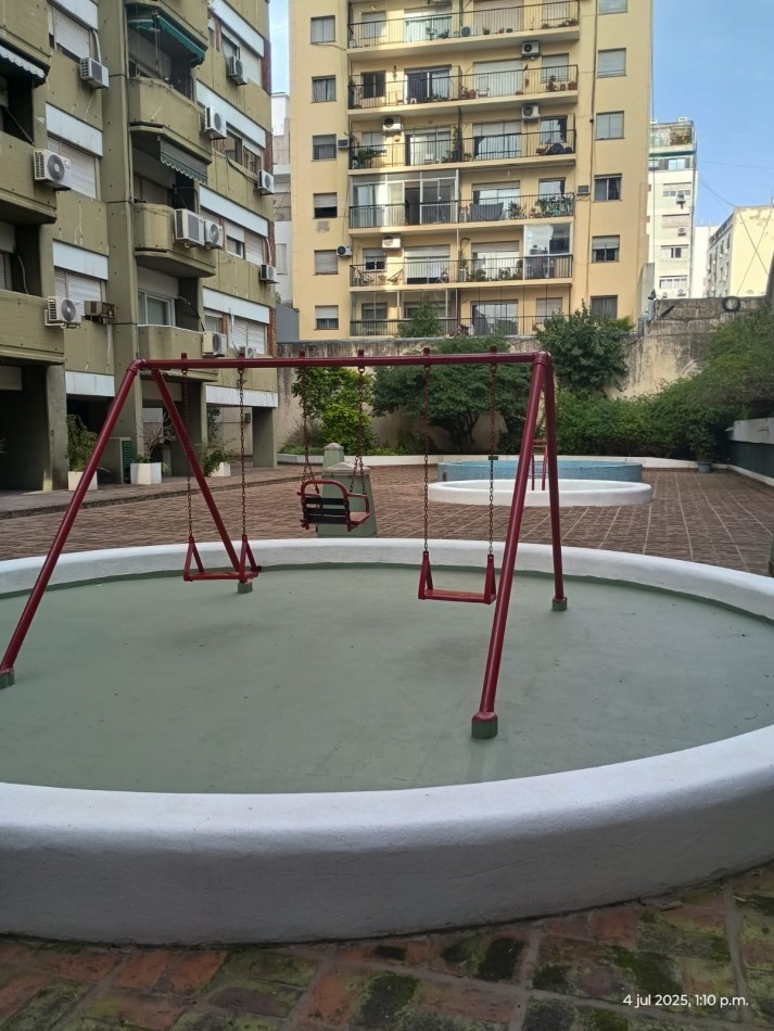 Recoleta | 2 amb. amoblado | Balcon | Expensas incluidas | Seguridad 24 hs | Pulmon de manzana