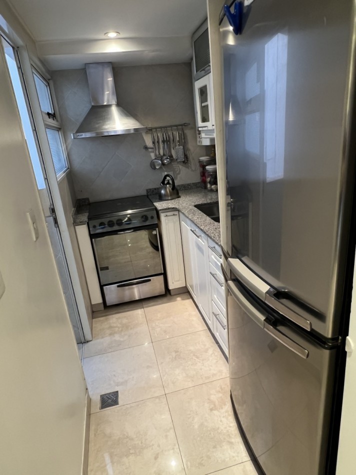 Las Cañitas | 3 amb. amoblado y equipado | Balcon | AC | Calefaccion central