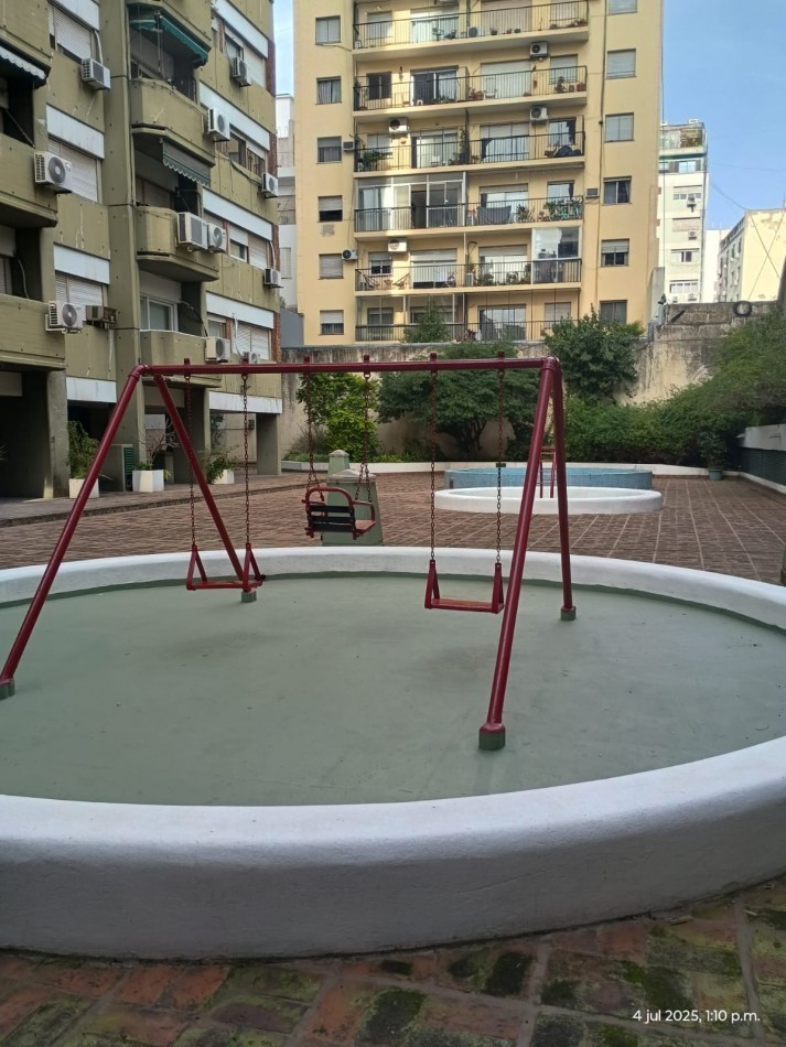 Recoleta | 2 amb. amoblado | Balcon | Expensas incluidas | Seguridad 24 hs | Pulmon de manzana