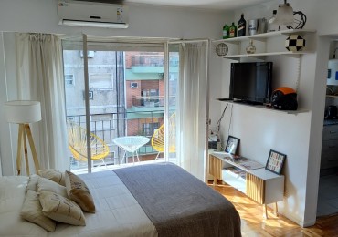 Divino y reciclado a nuevo ! Monoambiente en Aguero y Av. Santa Fe - Agradable y luminoso  - Recoleta - 
