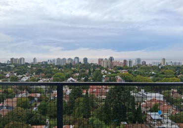 Vista al rio · 2 amb. piso 14 · Vicente Lopez · balcon