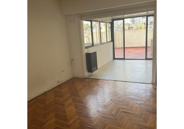 AGUERO 1600 - a pasos de Av. Santa Fe - amplia terraza privada. RECOLETA ---se esta pintando a nuevo!