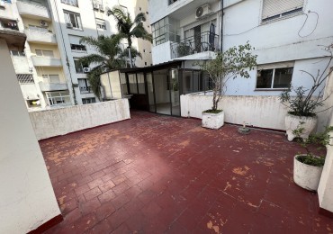 AGUERO 1600 - a pasos de Av. Santa Fe - amplia terraza privada. RECOLETA ---se esta pintando a nuevo!