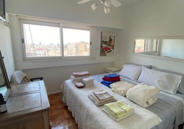 Departamento 2 Ambientes Luminoso Amoblado en Recoleta | Balcon y Seguridad 24 hs
