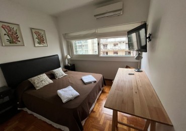 Departamento 3 Ambientes en Alquiler en Barrio Norte sobre Santa Fe Excelente Ubicacion Luminoso y Silencioso